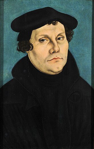 Portret van Maarten Luther